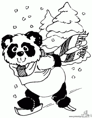 Beer 10 kleurplaat om te printen en kleuren