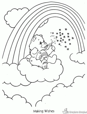 Beer 14 kleurplaat om te printen en kleuren