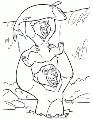 Beer 15 kleurplaat om te printen en kleuren