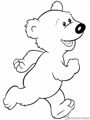 Beer 25 kleurplaat om te printen en kleuren