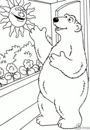 Beer 57 kleurplaat om te printen en kleuren