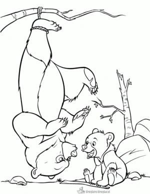 Beer 69 kleurplaat om te printen en kleuren