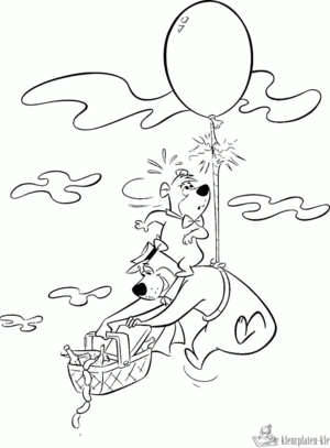 Beer 74 kleurplaat om te printen en kleuren