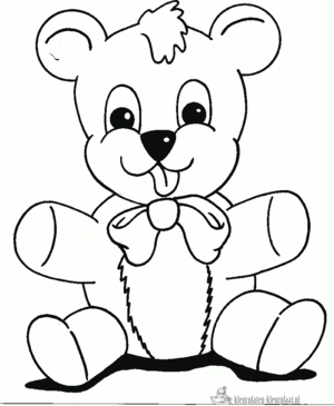 Beer 92 kleurplaat om te printen en kleuren