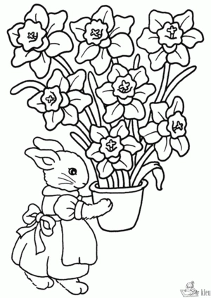 Bloemen 21 kleurplaat om te printen en kleuren