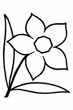 Bloemen 30 kleurplaat om te printen en kleuren