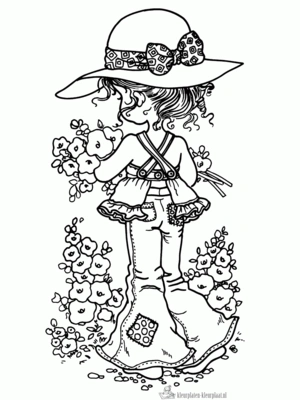 Bloemen 37 kleurplaat om te printen en kleuren