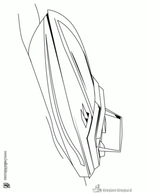 Boot 45 kleurplaat om te printen en kleuren