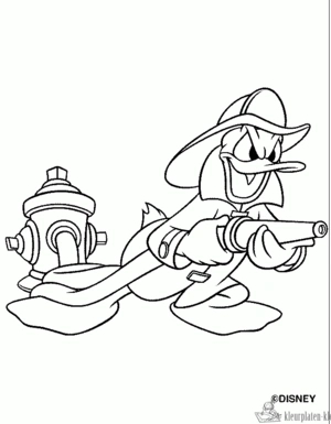 Brandweer 16 kleurplaat om te printen en kleuren