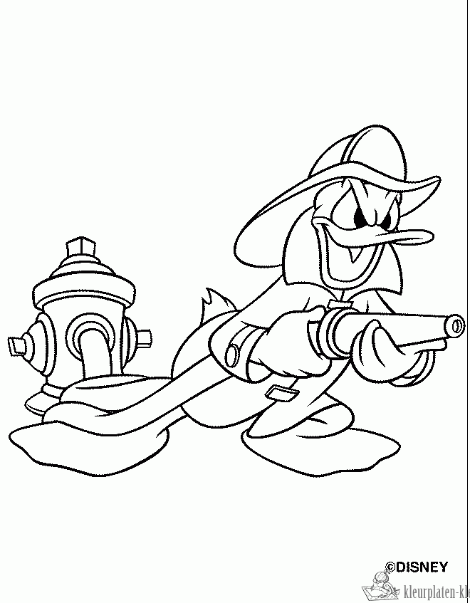 Brandweer 16 kleurplaat