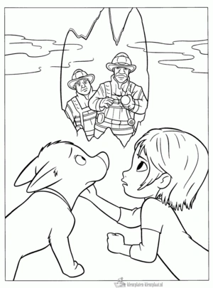 Brandweer 26 kleurplaat om te printen en kleuren