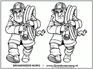 Brandweer 29 kleurplaat om te printen en kleuren