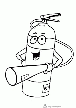 Brandweer 44 kleurplaat om te printen en kleuren