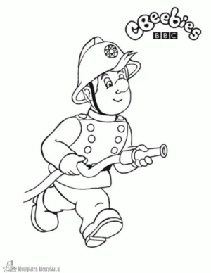 Brandweer 71 kleurplaat om te printen en kleuren