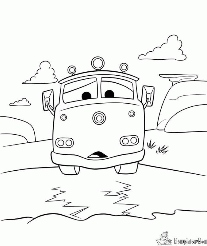 Cars 11 kleurplaat