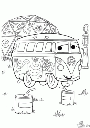 Cars 29 kleurplaat om te printen en kleuren