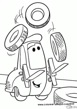 Cars 31 kleurplaat om te printen en kleuren