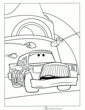 Cars 36 kleurplaat om te printen en kleuren