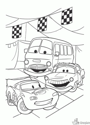 Cars 41 kleurplaat om te printen en kleuren