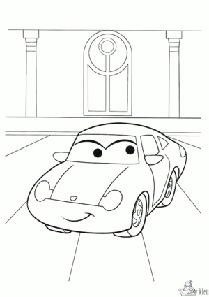 Cars 46 kleurplaat om te printen en kleuren