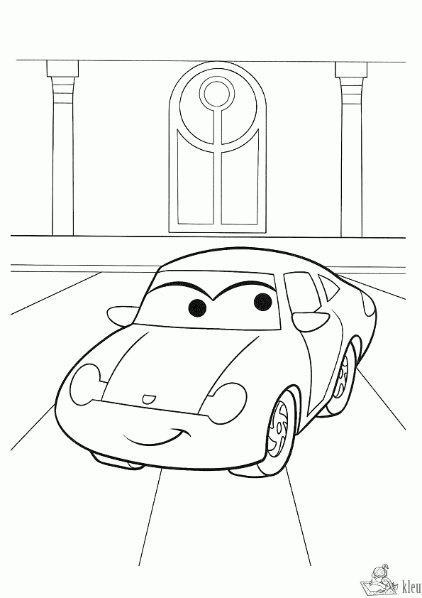 Cars 46 kleurplaat