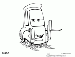 Cars 56 kleurplaat om te printen en kleuren