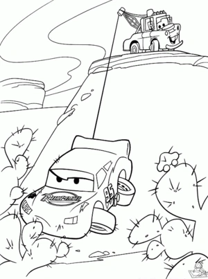 Cars 59 kleurplaat om te printen en kleuren