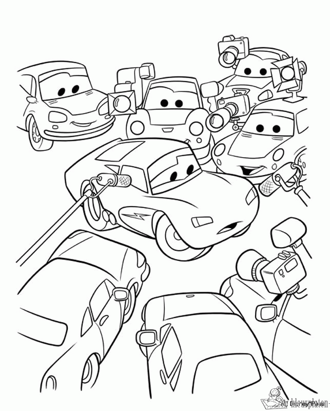 Cars 61 kleurplaat
