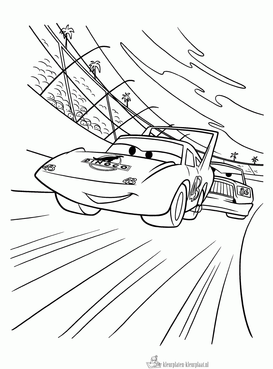 Cars 62 kleurplaat