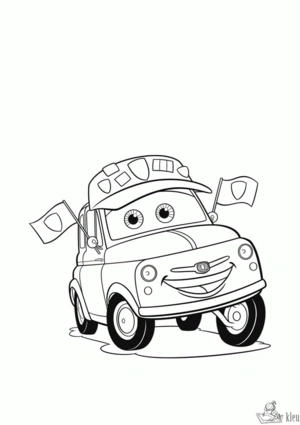 Cars 85 kleurplaat om te printen en kleuren
