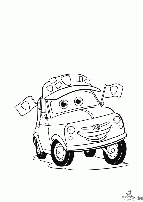 Cars 85 kleurplaat