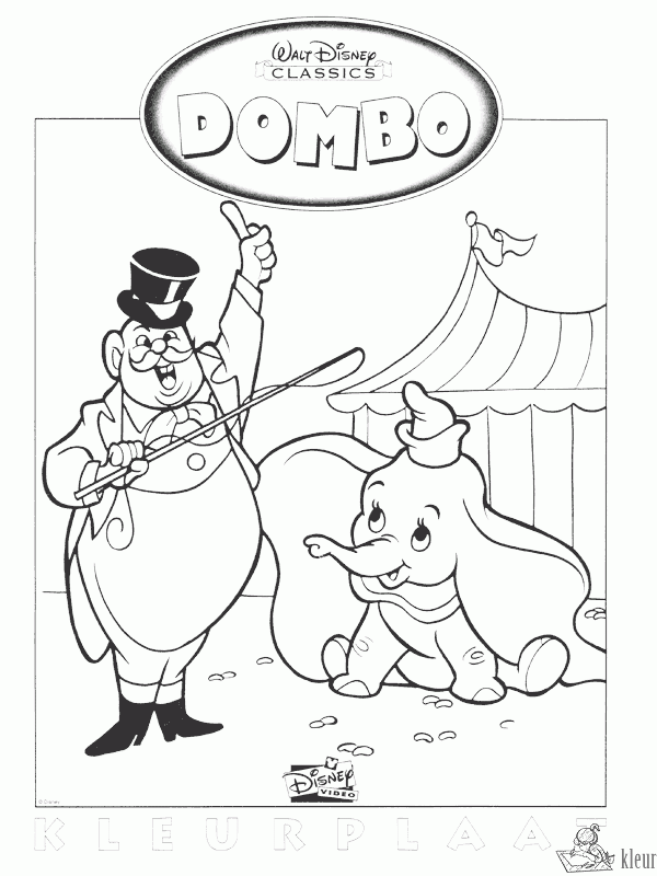 Circus 12 kleurplaat