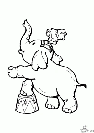 Circus 2 kleurplaat om te printen en kleuren
