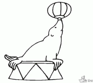 Circus 54 kleurplaat om te printen en kleuren