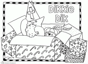 Dikkie dik 5 kleurplaat om te printen en kleuren