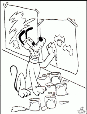 Disney 15 kleurplaat om te printen en kleuren