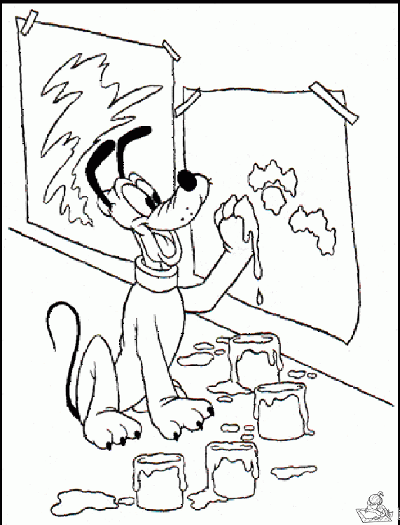 Disney 15 kleurplaat