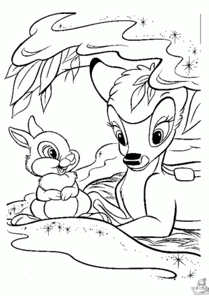 Disney 48 kleurplaat om te printen en kleuren