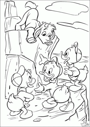 Disney 8 kleurplaat om te printen en kleuren