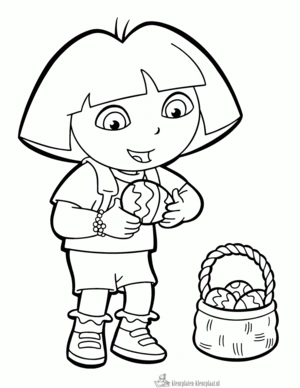 Dora 36 kleurplaat om te printen en kleuren