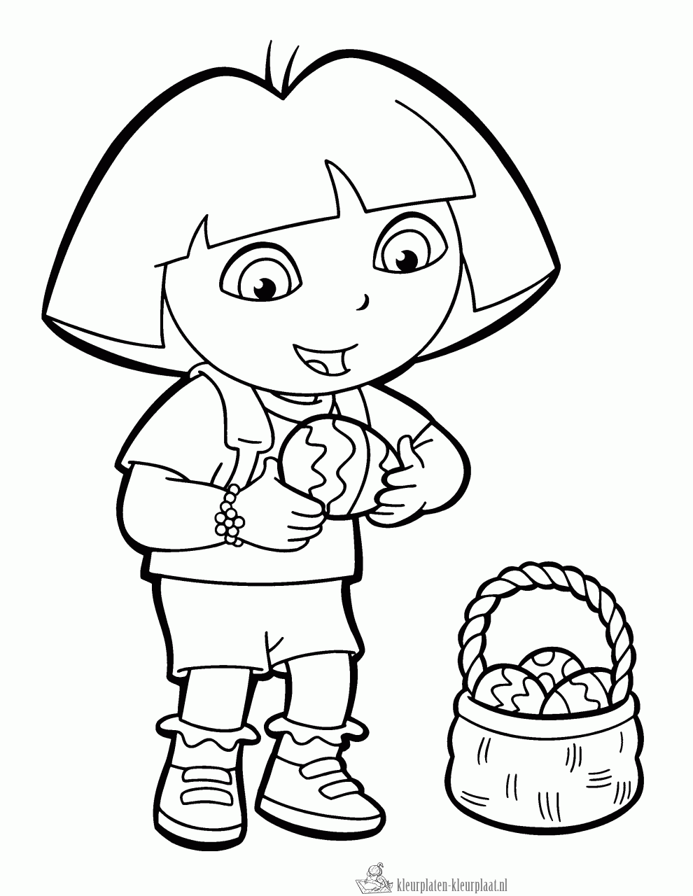 Dora 36 kleurplaat