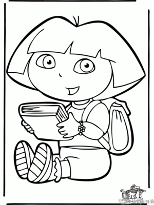 Dora 56 kleurplaat om te printen en kleuren