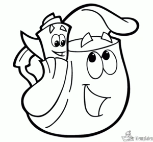 Dora 58 kleurplaat om te printen en kleuren