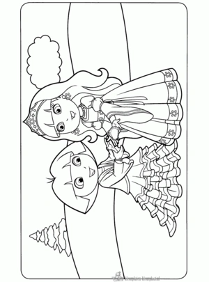 Dora 87 kleurplaat om te printen en kleuren