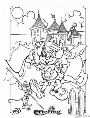 Efteling 23 kleurplaat om te printen en kleuren