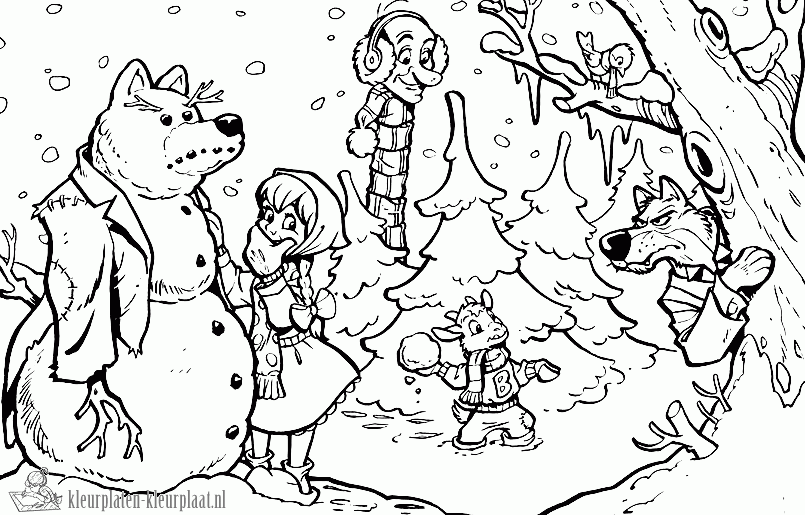 Efteling 38 kleurplaat