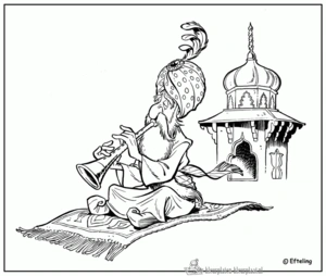 Efteling 4 kleurplaat om te printen en kleuren