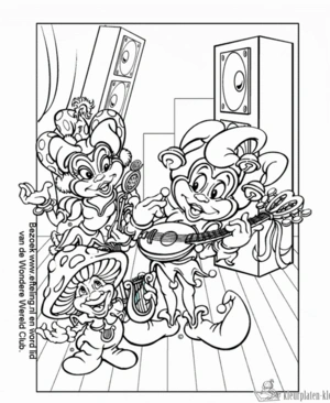 Efteling 5 kleurplaat om te printen en kleuren