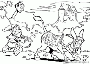 Efteling 7 kleurplaat om te printen en kleuren