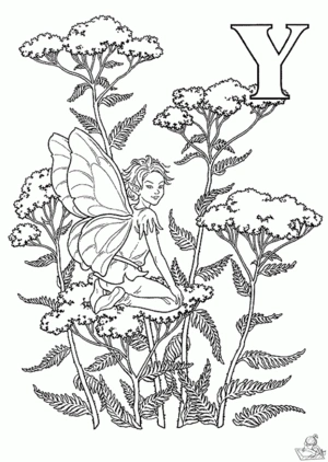 Elfjes 48 kleurplaat om te printen en kleuren